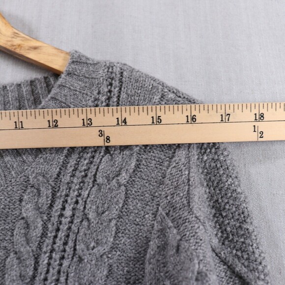 Torrid Cable Knit Sweater Dress Womens 2X Gray Long Sleeve Cozy Knit - Picture 6 of 10